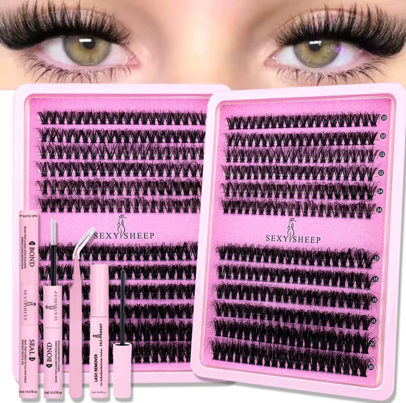 Segmented Eyelash Extension Kit