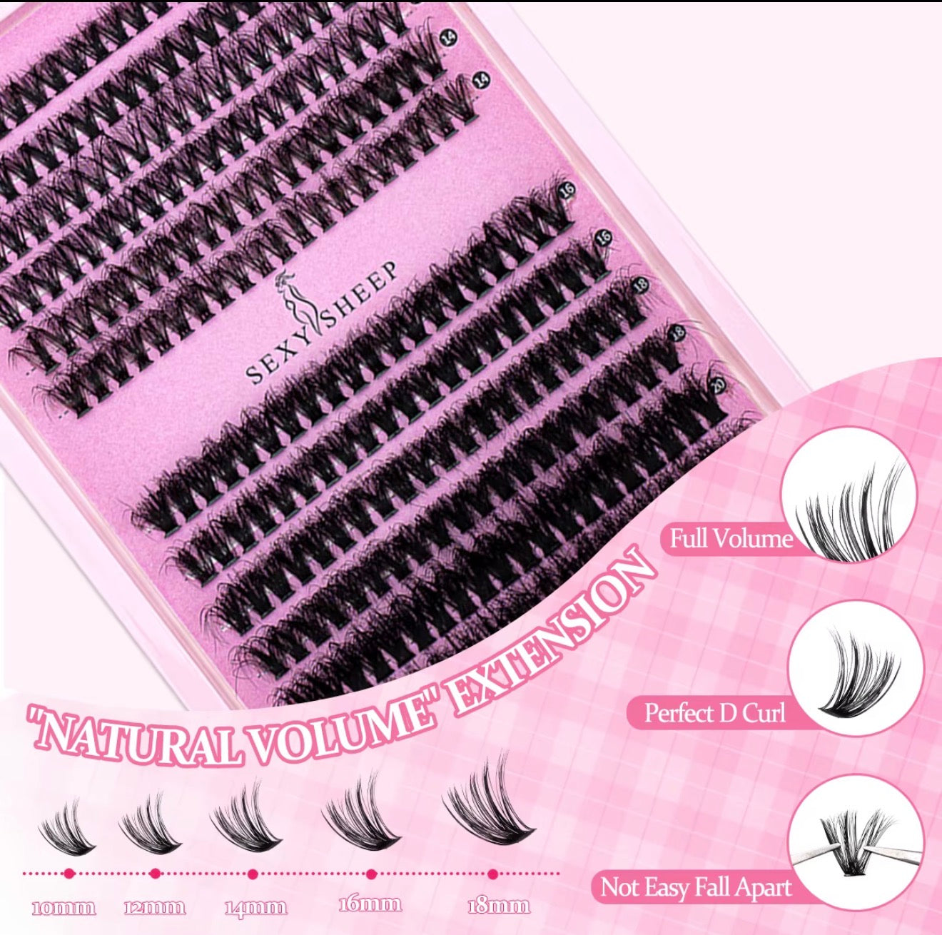 Segmented Eyelash Extension Kit
