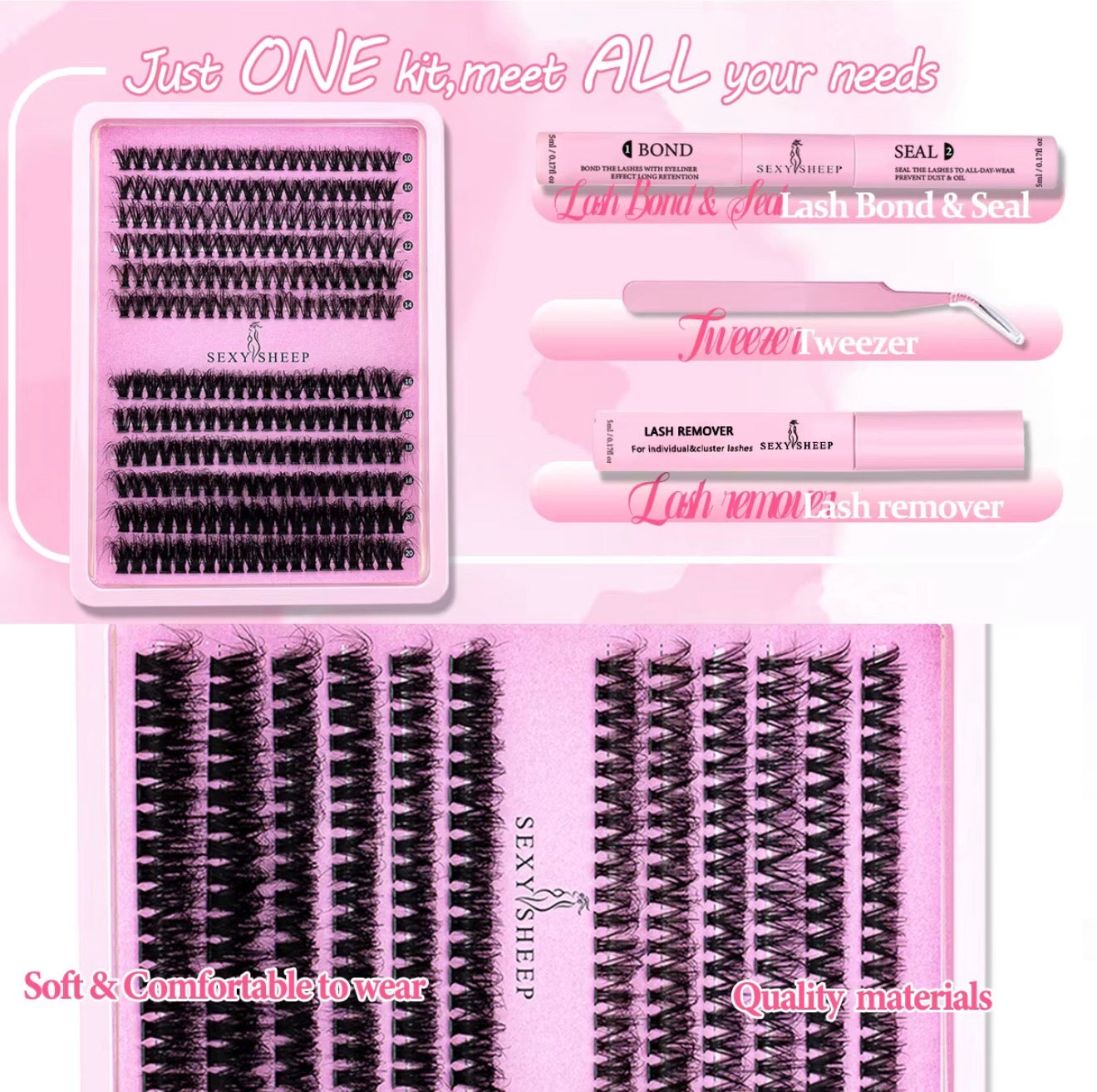 Segmented Eyelash Extension Kit